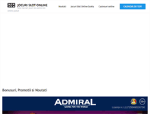 Tablet Screenshot of jocurislot.ro